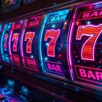 Slot machine with data charts